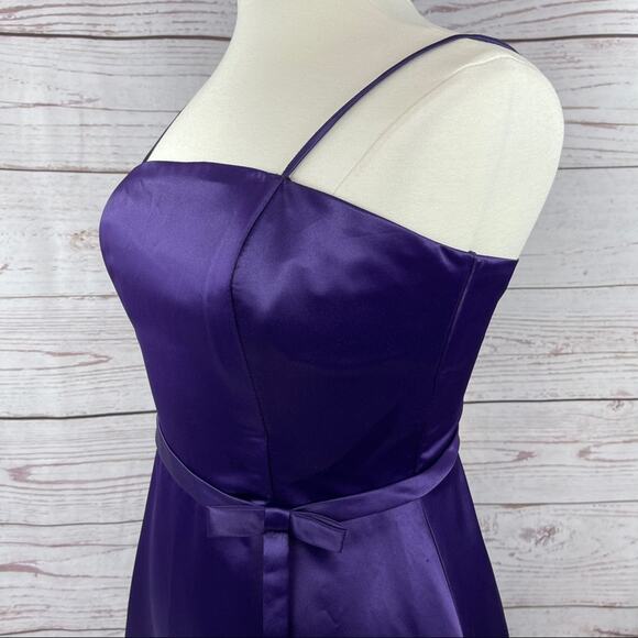 Pacific Plex purple formal bridesmaid a-line dress - Picture 5 of 12